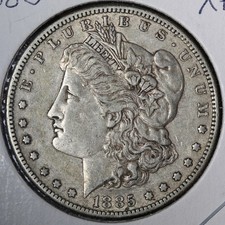 1885-S Morgan Silver Dollar XF+ E387 KTLM picture