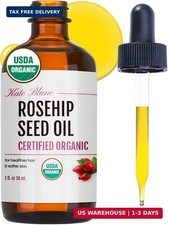 Kate Blanc Cosmetics Rosehip Seed Oil for Face, 100% Pure Organic | Cold Pressed picture