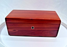 Vintage Lane Miniature Cedar Box WITH KEY-LINDE FURNITURE, INC. CHEBOYGAN, MICHI picture