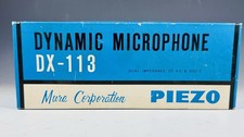 vintage Piezo Dynamic Microphone Model DX-113, New In Box Japan Jericho New York picture