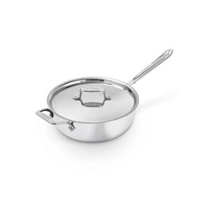 All Clad D5 Stainless Polished 5ply Bonded Cookware, Essential Pan with lid, 4Qt picture