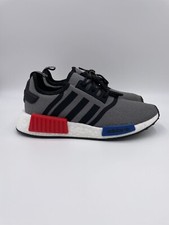 adidas NMD R1 Grey Four Black Cloud White Boost Sneakers Mens GZ7924 New picture