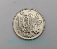 1981 Australia 10 Cents Coin, KM65 Uncirculated / Bird: Superb Lyre-bird picture