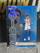 Topps 2024-25 Chrome Victor Wembanyama Voices Blue VS-1 RC 23/150 Spurs picture