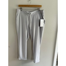 NWT Athleta Midtown Ankle Pant Size 16 Light Gray Featherweight Stretch NEW picture