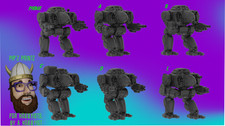 Iron Cheetah Alternate Mech Model For Battletech 6mm-10mm-15mm picture