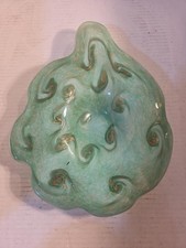 Vintahe 1950s Fratelli Toso Murano aventurine glass bowl, 11.5