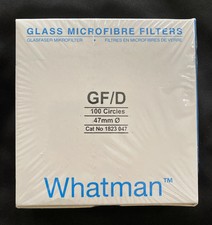 New Whatman Glass Microfibre Filters GF/D 47mm 100 circles 1823 047 (Sealed) picture