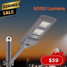 LANGY 60W Solar Street Lights  6000 lumens ,dusk to dawn light picture