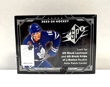 2023-24 Upper Deck SPx Hockey Factory Sealed Hobby Box picture
