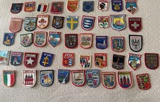 LG PRIVATE VINTAGE COLLECTION OF EUROPEAN  CITY-COUNTRIES PATCHES EMBROIDERED picture