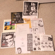 Elvis RCA BMG 1990 Catalog & Marketing Material w Original Envelope - see photos picture