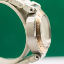 CARTIER Pasha Seatimer 3025 Stainless Steel & 18k Rose Gold Quartz Ladies Watch picture