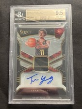2018-19 Select Rookie Jersey Auto #28 Trae Young Hawks. 37 /199 BGS 9.5/10 Auto picture