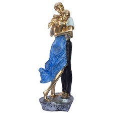 KRAFTSKALA Romantic Embrace Couple Figurine,Hand-Painted Love_Affection Statue picture