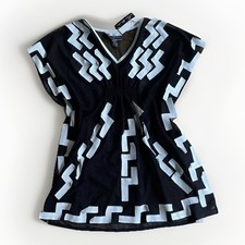 Unique Leather Studio Vintage Tunic Black And White Designer 2000s Women’s XL picture