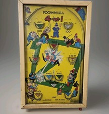 Vintage POOSH-M-UP Jr. 4 in 1 Tabletop Pinball Game USA Made Poosh - M - Up picture