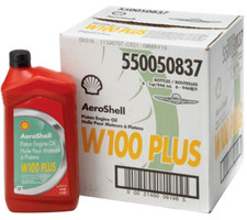 AeroShell Oil W100 Plus; 550050837; Case of 6 - 1 Quart Bottles picture