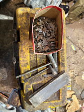 Vintage Simonds Inserted Tooth Saw Bits (appx. 125) & Shank Wrenches + Sharpener picture