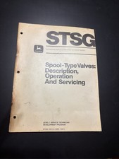 John Deere Industrial Service Training Guide Spool-Type Valves 1981 picture