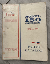 1970-1971 CESSNA 150 Series AIRCRAFT PARTS Catalog Manual Original OEM Book picture