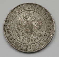 Finland 1915-S Finnish Markka (Russian Grand Duchy issue) Markka Silver P191407 picture