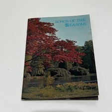 VTG 1955 Hallmark Treasures SONGS OF THE SEASONS Poem Booklet Bette Bishop MCM picture