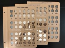 Custom Dansco Pages For Album #6122: Seated Liberty Dimes, pages 1-3 picture