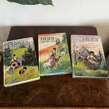 Heidi Set Of 3 Boo 1966 Charles Tritten June Goldsborough illustr. Hard Back picture
