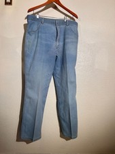 Wrangler Vintage Light Wash Denim Jeans Blue picture