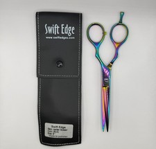 Professional Hairdressing Scissors 5.5 Inch Barber Hair Cutting Shears Pouch picture