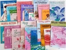 Vintage Schaum Children’s Piano Solo Sheet Music 23 Pc. Lot Grade 3 (E), Level 5 picture
