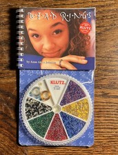 Bead Rings-KLUTZ- 1999 NOS Spiral Bound Art Set RARE Sealed By Anne Johnson 👀 picture