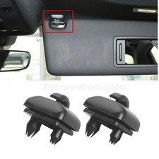 2X Sun Visor Clip Holder Hooks 8U0857562A For Audi A3 S3 A4 S4 A5 S5 Q3 Q5 Black picture