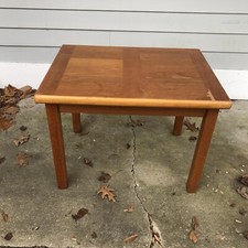 ABJ Mobler Danish Teak Wood Side  Table Made in Denmark VTG 70’s MCM picture