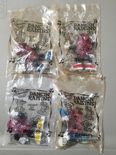 Hardee's 2001 California Raisins Dancin' Raisins PVC Figures Premium Set of 4 picture