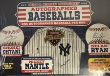SEALED 2025 TRISTAR HIDDEN TREASURES AUTOGRAPHED BASEBALL BALL MLB BLIND BOX  picture