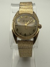 VINTAGE MANS WRISTWATCH BULOVA 23 JEWELS AUTOMATIC L-8 / D123483 picture