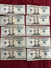 Lot of 10 $20 Star Notes - Paper Currency Collections & Lots picture