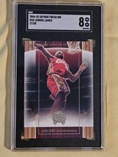 LeBron James 2004-05 Skybox Fresh Ink Gold #27/50 2nd YEAR CARD Rare 🔥 🔥 picture