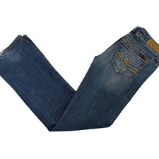 Seven7 Womens Jeans Size 28 Distressed Bootcut Y2K 90s Grunge Denim DIY Repair picture