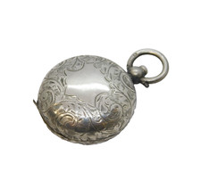 Edwardian Sterling Silver Sovereign Case Antique 1907 Birmingham picture