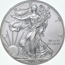 2011-W Burnished Silver Eagle picture