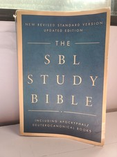 The SBL Study Bible NRSVue Updated Apocrypha 1st Ed 2023 Paperback picture
