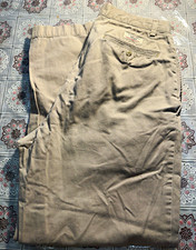 Polo by Ralph Lauren Men's Beige Chino Pants Pleated Classic Fit Straight 32 picture