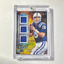 Leaf 2025 Art of Sport Peyton Manning Work of Art WA-29 /6 Memorabilia picture