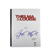 Thelma and Louise Sarandon and Davis Autographed Signed Script PSA/DNA COA picture
