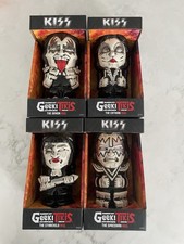 KISS GEEKI TIKIS MUGS 2019 SOLD OUT Super Rare Brand New Sealed SET GENE PAUL picture