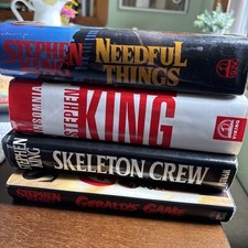 Lot of 8 Stephen King HC Books Mostly 1st Edition  All in VG Condition picture
