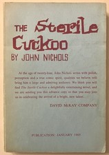 SIGNED, John Nichols, Sterile Cuckoo, advance reader's copy, proof 1st 1965 ARC picture